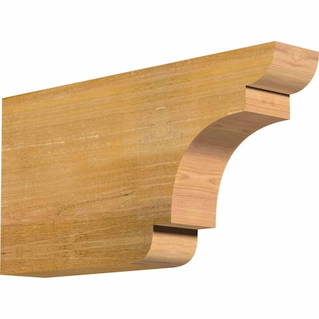 Ekena Millwork New Brighton Rough Sawn Rafter Tail, Western Red Cedar, 4"W x 12"H x 24"L RFT04X12X24NEB00RWR